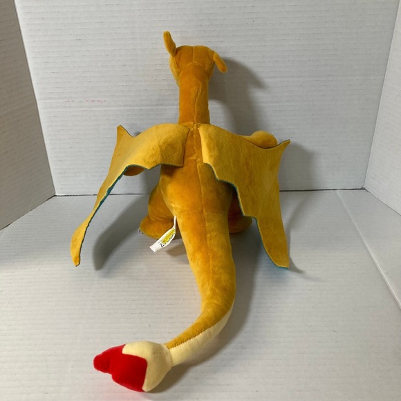 Pokemon Dragonite Plush Stuffed Animal Toy Orange 11 Inch 2018 Charizard - Picture 3 of 6